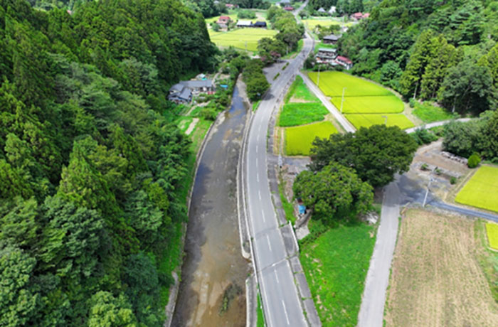 画像：二股川外堆積土砂撤去工事